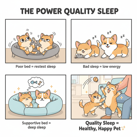 🐾 Why Quality Sleep Is Essential for Your Pet’s Health