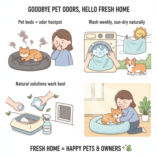 🌿 How to Reduce Pet Odors at Home Without Harsh Chemicals