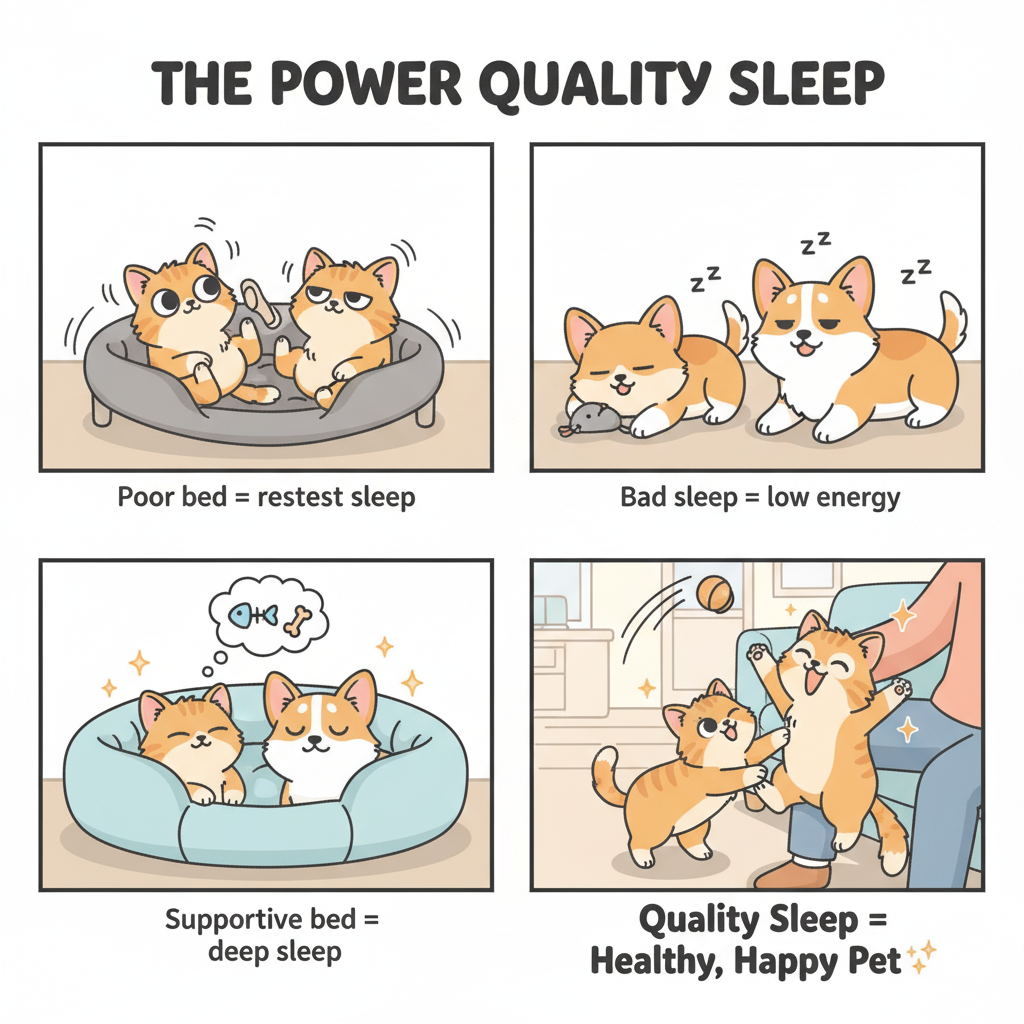 🐾 Why Quality Sleep Is Essential for Your Pet’s Health